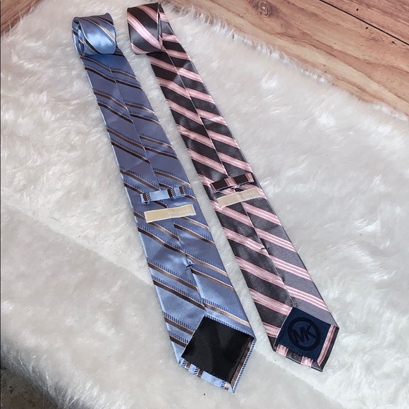 Michael Kors Two Silk Tie Bundle - Picture 2 of 3